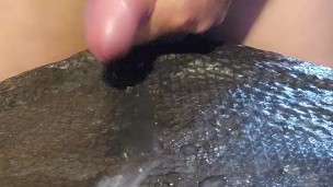 Stroking my cock till I cum for you