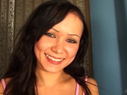 Hard Cock Gets Naughty Teen Rina Deep Throated and Analized! 2/16