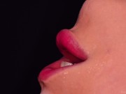 CLOSE UP: BEST UPSIDE DOWN Sloppy BLOWJOB EVER! Sensual Throat FUCK! CUMSHOT in MOUTH! HOTTEST ASMR 16/16