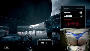 playing star wars in only panties. gameplay without comments
