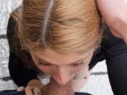 Exhibitionist girl gets horny on the terrace and we almost get caught 5/16