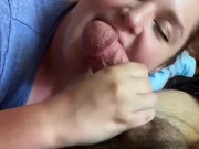 Blowjob from stepmom before work 16/16