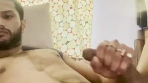 boy solo jerking off