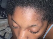 SEXY EBONY CHOKLAT-TEE GARGLEZ THREE-G BBC FOR HER OWN PLEASURE 3/16