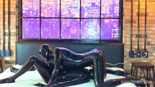 My new rubberdoll T3, fucking and sucking - Alex Latex