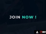 21 SEXTURY - Perfect MILF Shalina Devine Gives Hot Footjob With Her Sexy Feet 1/16