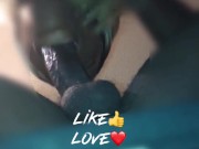 Gave me a blowjob under the table while her boyfriend takes a shower 😈💋💦 12/16