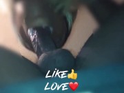 Gave me a blowjob under the table while her boyfriend takes a shower 😈💋💦 13/16