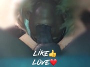 Gave me a blowjob under the table while her boyfriend takes a shower 😈💋💦 2/16