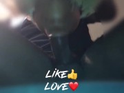 Gave me a blowjob under the table while her boyfriend takes a shower 😈💋💦 6/16