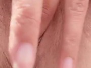 PLAYING WITH MY PUSSY OUTDOOR GETTING CAUGHT 11/16