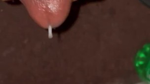 Big dick bottom cumshot
