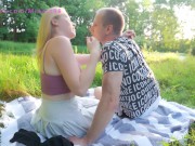 Public fucking at sunset with a beautiful deep crempie 3/16