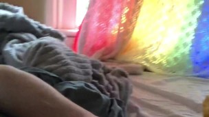 Jerking off my big dick
