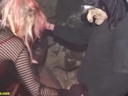crazy german mature halloween witches are rough big cock group fucked in a cave 10/16