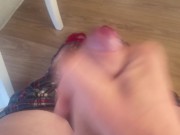 Quick cum in morning 12/16