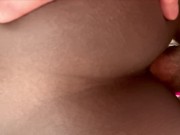 He creamed my back with his thick cum 3/16