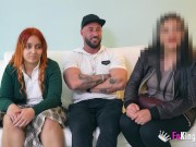 Amateur babe asks us if she can bring her stepmom to her own porn casting 4/16