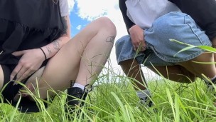 Real Amateur Lesbians Public Pissing