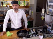 HUNT4K. Barista's GF unites slit with guest's penis for tips 9/16