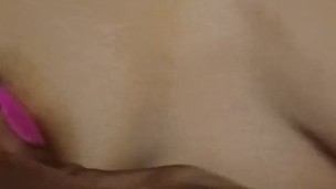 Hallway Tit Flash and Pussy Rub