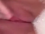 wet pussy play in bubble bath 6/16