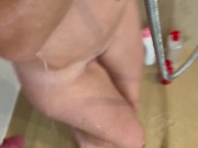 doggy style in the shower and i cum in her mouth 9/16