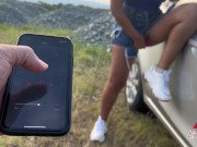 My boyfriend takes me to a sex shop and buys me a vibrator so that I masturbate in public 💦 13/16