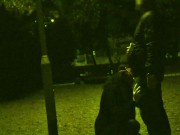 He put a dog leash around my neck and I had to suck his cock in a public park while cars pas 10/16