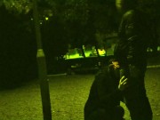 He put a dog leash around my neck and I had to suck his cock in a public park while cars pas 11/16