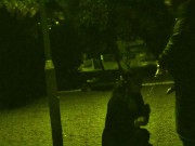 He put a dog leash around my neck and I had to suck his cock in a public park while cars pas 16/16