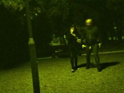 He put a dog leash around my neck and I had to suck his cock in a public park while cars pas