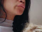 WOWGIRLS Hot interracial lesbian couple Isabella De Laa and Dulce licking each other's holes 6/16