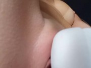 Depois de uma chamada de video peguei meu brinquedinho e gozei gostoso