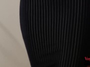 Voyeur CFNM bae in office seduces wanker 2/16