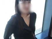 清楚女子が高層ホテルの窓際で情熱的なスリル満点SEX/巨根/日本人/フェラ/クンニ/セックス/ハメ撮り 4/16
