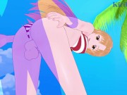 Asuna (Asuna Yuuki) and I have intense sex on the beach. - Sword Art Online Hentai 7/16