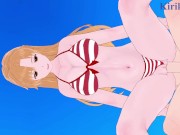 Asuna (Asuna Yuuki) and I have intense sex on the beach. - Sword Art Online Hentai 8/16