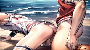 Gay basketball players Beach sex Animation Cartoon porn Hentai