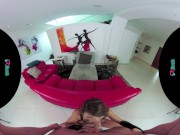 Hot brunette fucks her own ass before squirting on a cock in VR 14/16