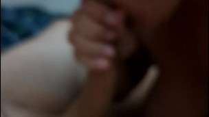 Chekra earns a giant load in her mouth