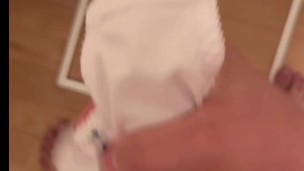 姪っ子パンティーでオナニー