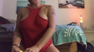 Watch and hear multiple squirting orgasms!