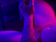 Dirty Hot Oiled Guy Jerking Off His Hard Cock in This Night | Male moans| Cumshot Close Up