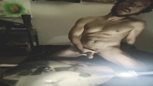 cumming all over my mirror!!