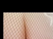Play with my butt dirty talk and fishnets! 10/16