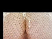 Play with my butt dirty talk and fishnets! 9/16