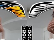 VIRTUALPORN - Brunette PAWG Taking Big Black Cock #POV 10/16