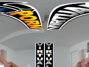 VIRTUALPORN - Brunette PAWG Taking Big Black Cock #POV 9/16