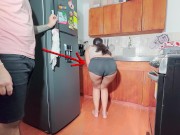 Our parents were traveling, so my stepsister and I took the opportunity to fuck hard. 16/16